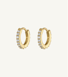 Golden Round trendy Earring